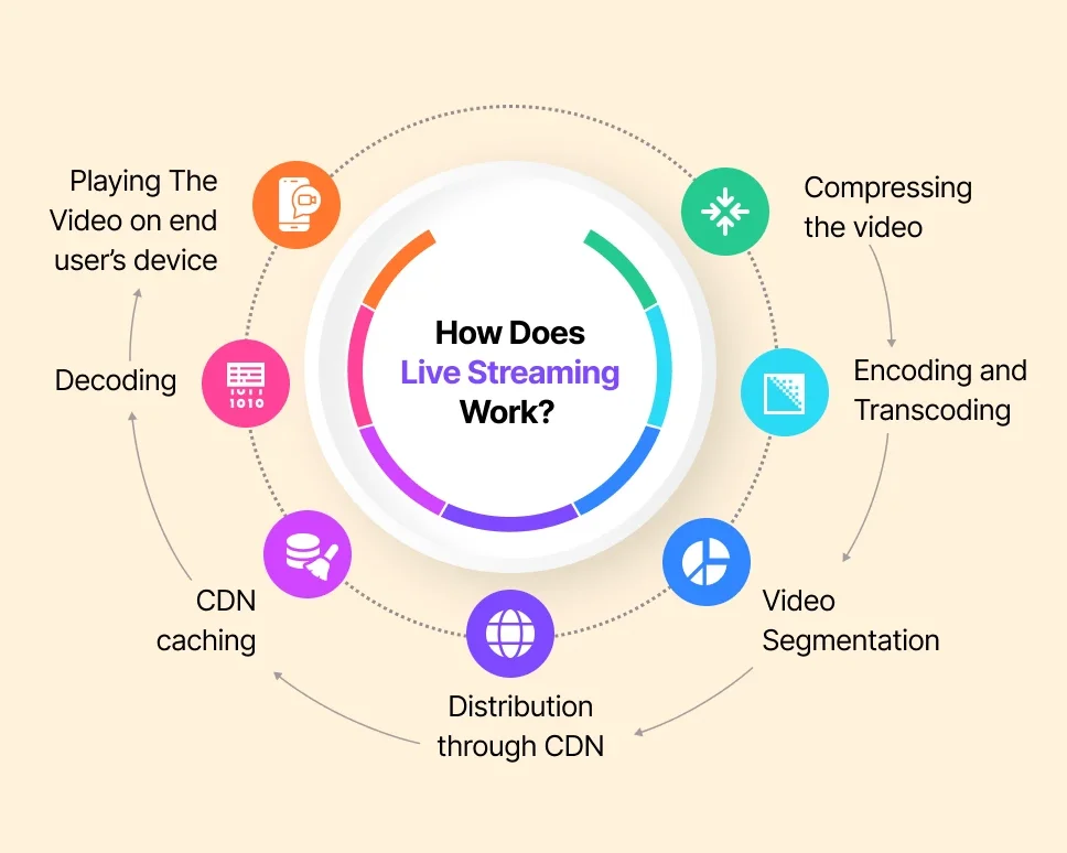 Live Streaming & Brodcasting Development